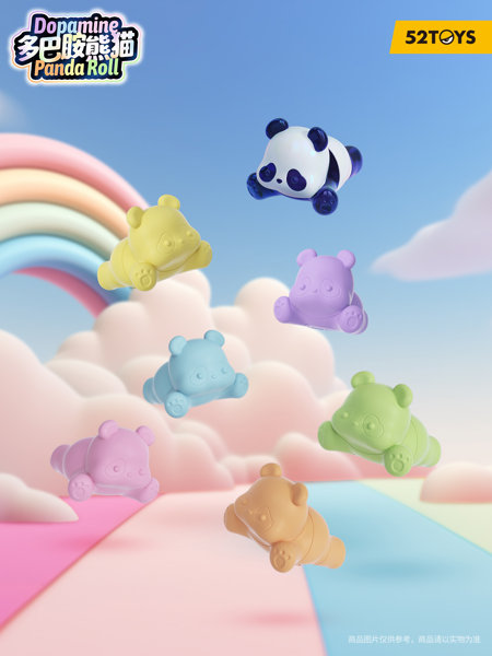 【BOX販売】52TOYS BLINDBOX PANDA ROLL ドーパミンパンダ(1BOX=6個)