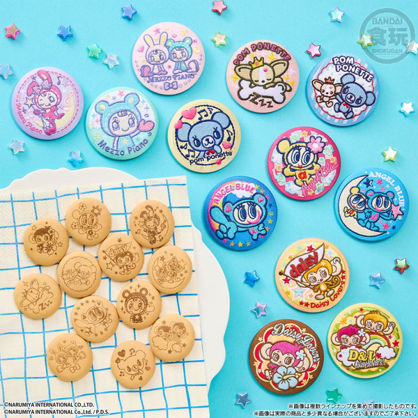 ナルミヤキャラクターズ 刺繍缶バッジビスケット （全12種） 1BOX:12個入
