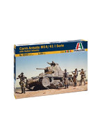IT6543 WW.II イタリア軍 カルロアルマート M14/40 セリエI イタリア軍歩兵フィギュア付属