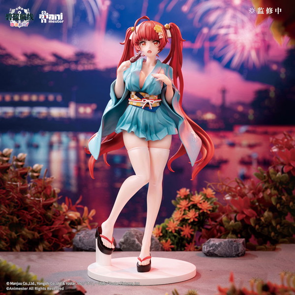 AniMester アズールレーン びそくぜんしんっ！ ホノルル 浴衣Ver. 1/7スケール塗装済完成品フィギュア