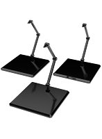 THE シンプルスタンド×3 BLACK【フィギュア＆模型用】