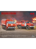DS3527 1/35 ウクライナ消防車セット (タンクローリー・ホース車)