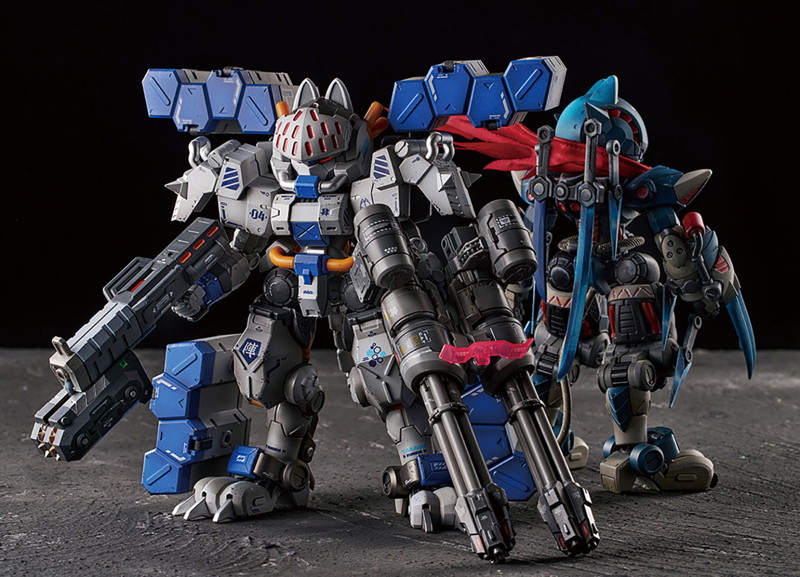 シャオティ XIA4 1/60 超高機動装甲・猫忍者 C.A.T-04 超重武装機動兵器 JIN
