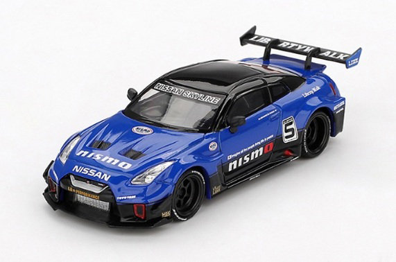 LB-Silhouette WORKS GT Nissan 35GT-RR バージョン2 ブルー(右ハンドル)