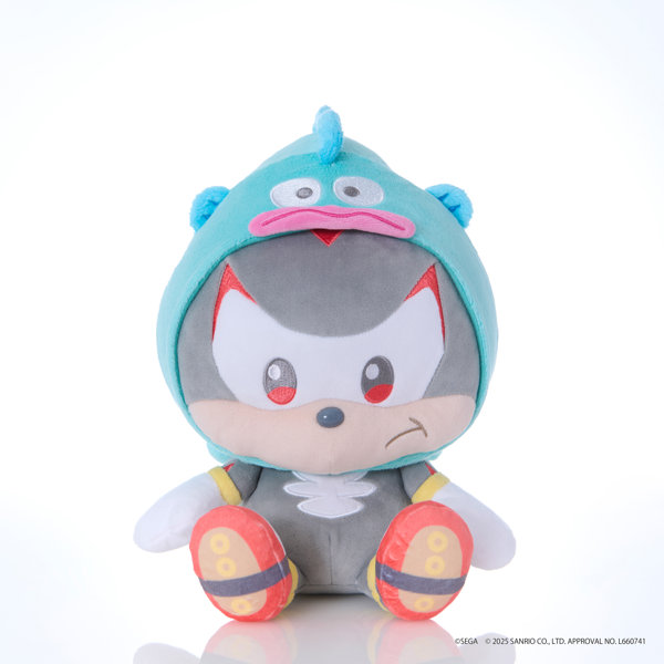 SONIC＆FRIENDS Sanrio characters ぬいぐるみM シャドウ×ハンギョドン