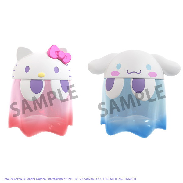 パックマン×サンリオキャラクターズ ちびコレクトフィギュア デラックス ゴーストシナモロール クリアカラーver.