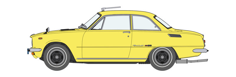 20794 1/24 いすゞ ベレット 1800GT 前期型 （1970）