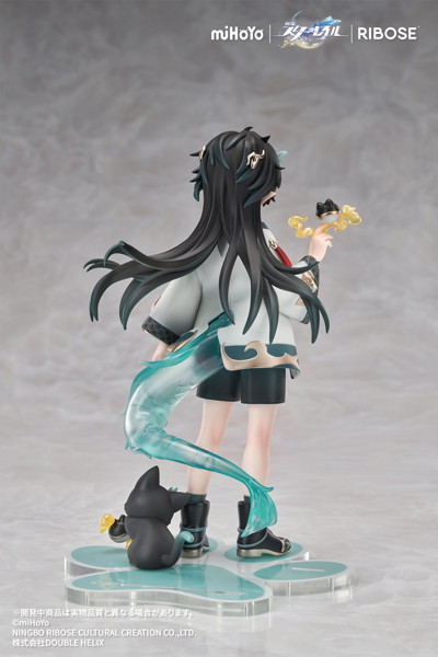 RISE UP＋ 崩壊:スターレイル ちびねこシリーズ フィギュア 丹恒・飲月 Ver. 完成品フィギュア