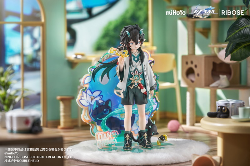 RISE UP＋ 崩壊:スターレイル ちびねこシリーズ フィギュア 丹恒・飲月 Ver. 完成品フィギュア