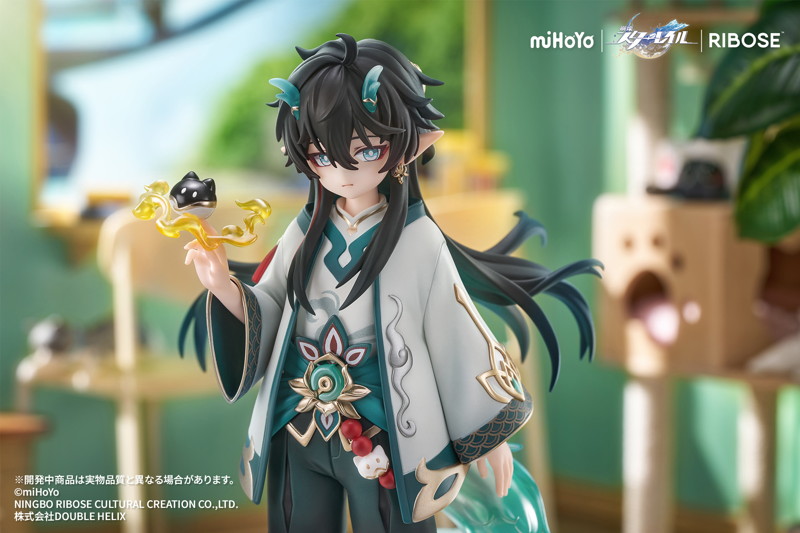 RISE UP＋ 崩壊:スターレイル ちびねこシリーズ フィギュア 丹恒・飲月 Ver. 完成品フィギュア