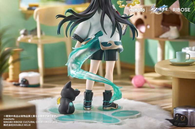 RISE UP＋ 崩壊:スターレイル ちびねこシリーズ フィギュア 丹恒・飲月 Ver. 完成品フィギュア