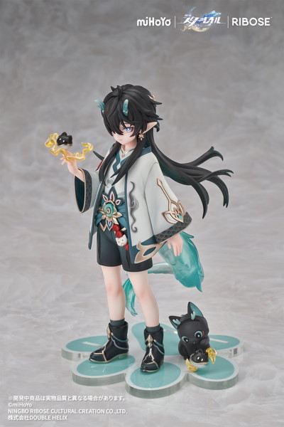 RISE UP＋ 崩壊:スターレイル ちびねこシリーズ フィギュア 丹恒・飲月 Ver. 完成品フィギュア