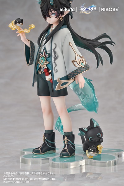 RISE UP＋ 崩壊:スターレイル ちびねこシリーズ フィギュア 丹恒・飲月 Ver. 完成品フィギュア