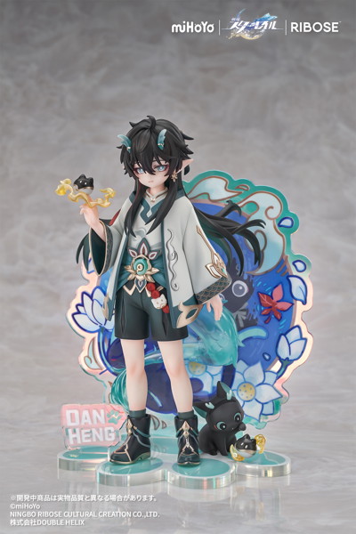 RISE UP＋ 崩壊:スターレイル ちびねこシリーズ フィギュア 丹恒・飲月 Ver. 完成品フィギュア