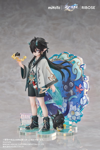 RISE UP＋ 崩壊:スターレイル ちびねこシリーズ フィギュア 丹恒・飲月 Ver. 完成品フィギュア