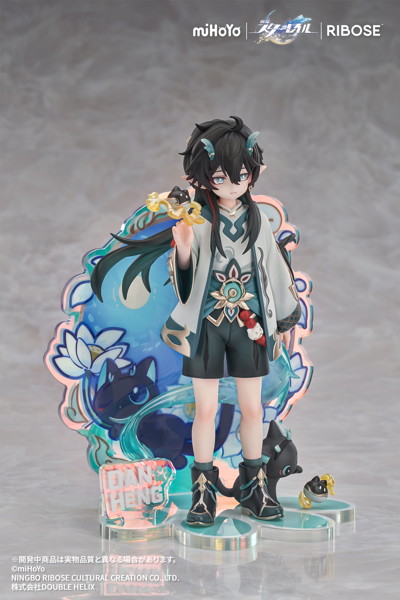 RISE UP＋ 崩壊:スターレイル ちびねこシリーズ フィギュア 丹恒・飲月 Ver. 完成品フィギュア