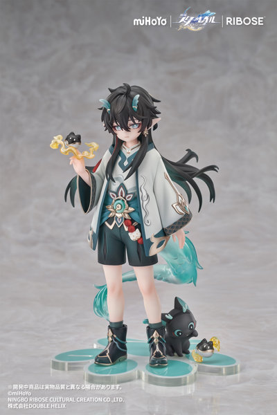 RISE UP＋ 崩壊:スターレイル ちびねこシリーズ フィギュア 丹恒・飲月 Ver. 完成品フィギュア