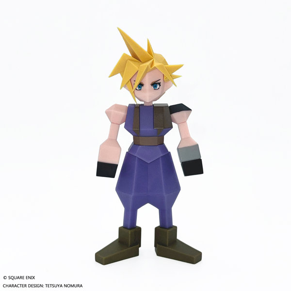 ポリゴンソフビ FINAL FANTASYVII クラウド・ストライフ