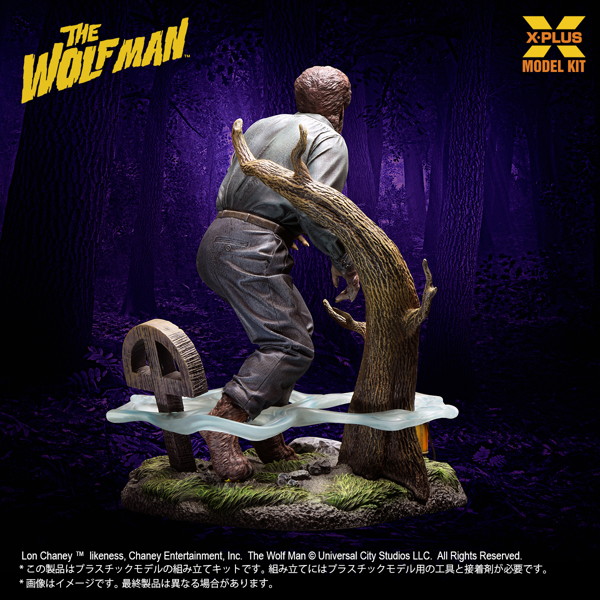 The WOLF MAN ロン・チェイニー・ジュニア as 狼男 プラスチックモデルキット