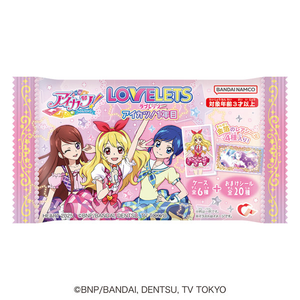 LOVELETSアイカツ！1年目 （全6種） 1BOX:12個入