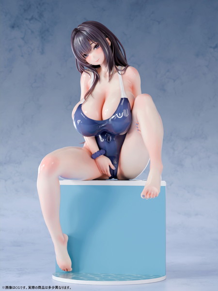 巨乳人妻と秘密の水泳教室 ノワール 1/6スケール塗装済み完成品フィギュア
