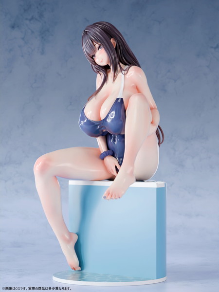 巨乳人妻と秘密の水泳教室 ノワール 1/6スケール塗装済み完成品フィギュア
