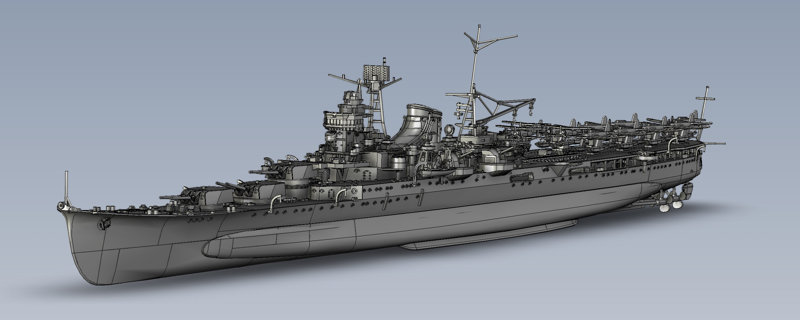 FH-51 1/700 帝国海軍シリーズ No.51 日本海軍航空巡洋艦 最上