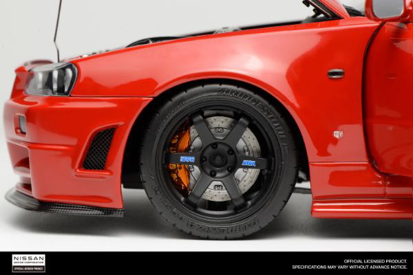 Nissan SKYLINE GT-R (R34) CUSTOMIZED VERSION ACTIVE RED Nissan SKYLINE GT-R (R34) CUSTOMIZED VERSION ACTIVE RED