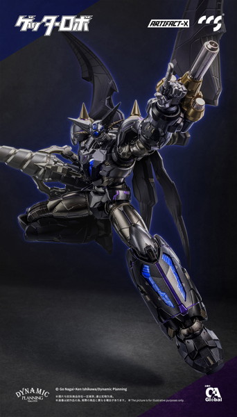 C＆A Global Ltd. × CCSTOYS ARTIFACT-Xシリーズ 真ゲッターロボ 世界最後の日 ブラックゲッター 合金可動フィギュア