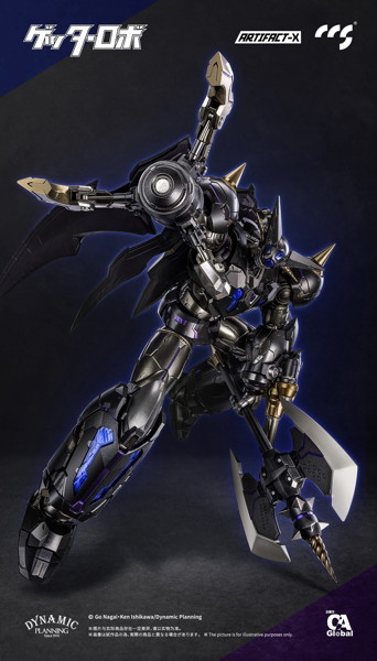 C＆A Global Ltd. × CCSTOYS ARTIFACT-Xシリーズ 真ゲッターロボ 世界最後の日 ブラックゲッター 合金可動フィギュア