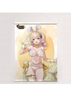 バニーガーデン 描き下ろしB2タペストリー(凜/バニーウエディング水着)Wスエード