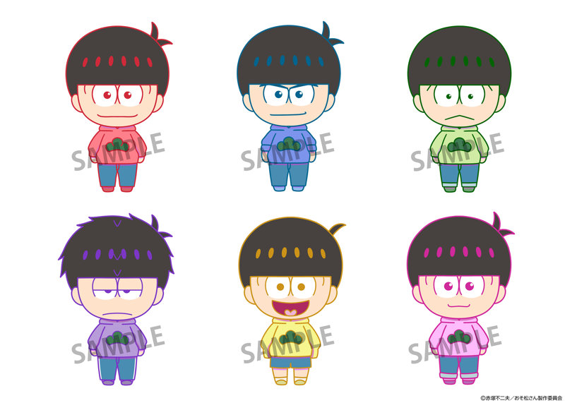 にょきんと『おそ松さん』マスコットフィギュア （全6種） 1BOX:6個入