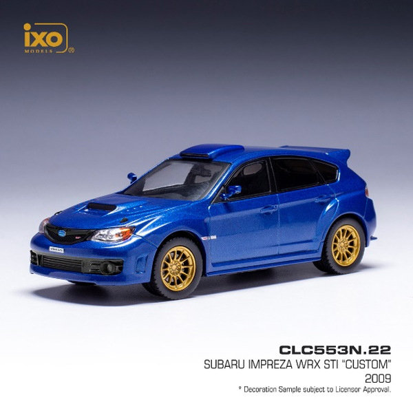 スバル インプレッサ WRX Sti 2009 ブルー カスタム