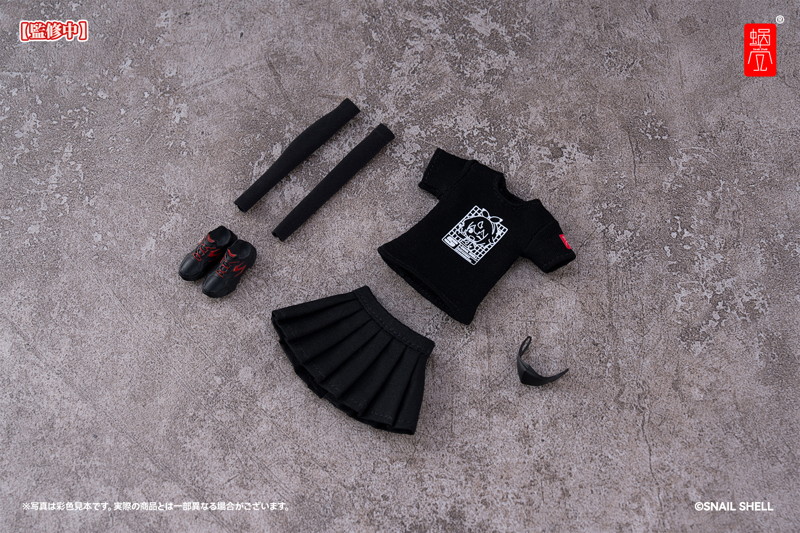 スネイルシェルスタッフユニフォーム（ブラック） ドール服セット 完成品オプションパーツ