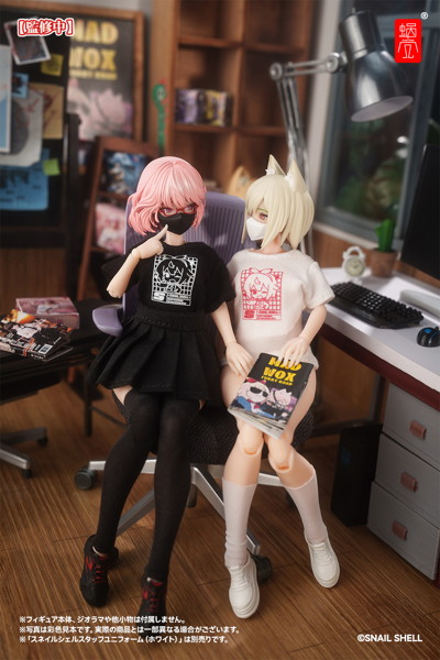スネイルシェルスタッフユニフォーム（ブラック） ドール服セット 完成品オプションパーツ