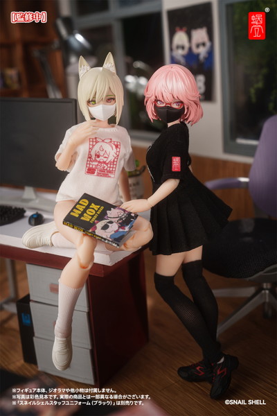 スネイルシェルスタッフユニフォーム（ホワイト） ドール服セット 完成品オプションパーツ