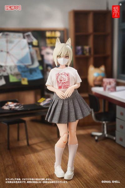 スネイルシェルスタッフユニフォーム（ホワイト） ドール服セット 完成品オプションパーツ