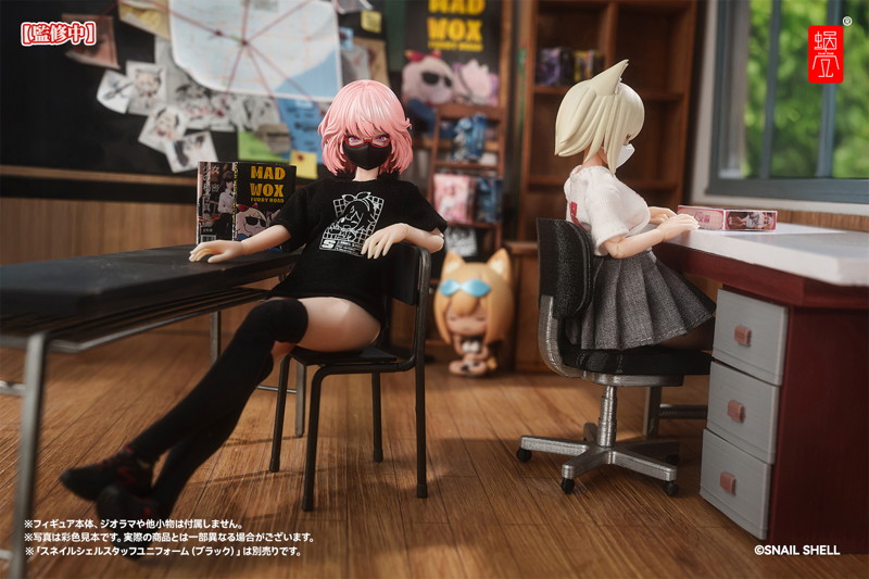 スネイルシェルスタッフユニフォーム（ホワイト） ドール服セット 完成品オプションパーツ