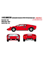Lamborghini Countach LP400 1974 Head lamp open レッド