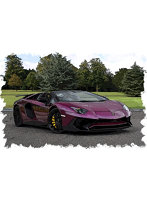 Lamborghini Aventador LP750-4 SV Roadster 2015 ヴィオラオフェリア (ブラックラージSVロゴ)