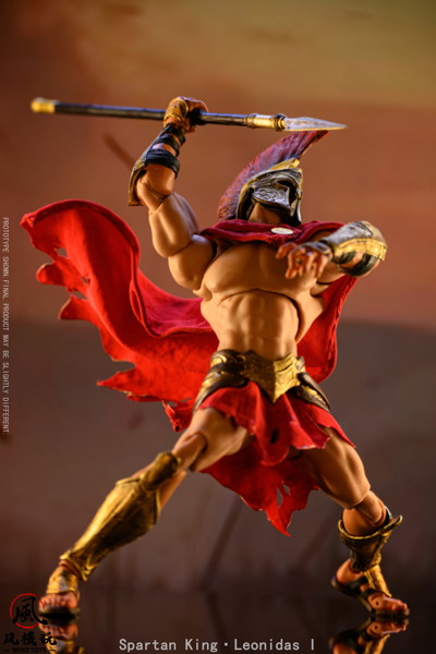 WIND TOYS Spartan King Leonidas I（スパルタンキング レオニダス） 1/12スケール 可動フィギュア スタ...
