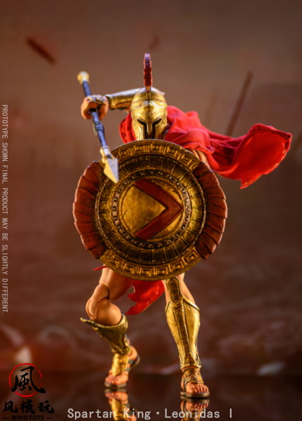 WIND TOYS Spartan King Leonidas I（スパルタンキング レオニダス） 1/12スケール 可動フィギュア スタ...