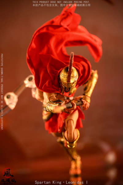 WIND TOYS Spartan King Leonidas I（スパルタンキング レオニダス） 1/12スケール 可動フィギュア ダメ...