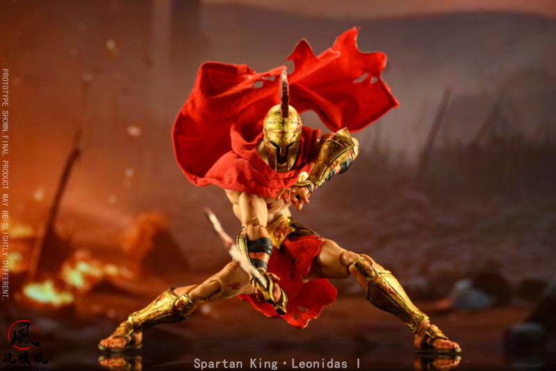 WIND TOYS Spartan King Leonidas I（スパルタンキング レオニダス） 1/12スケール 可動フィギュア ダメ...