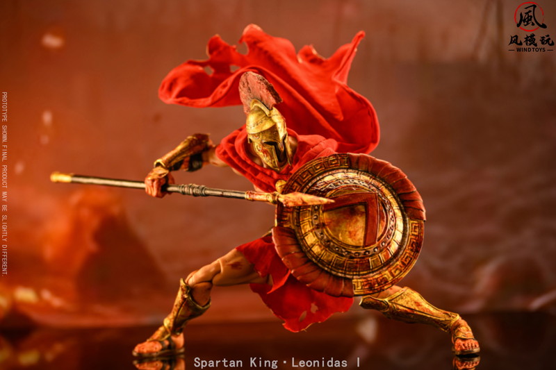 WIND TOYS Spartan King Leonidas I（スパルタンキング レオニダス） 1/12スケール 可動フィギュア ダメ...