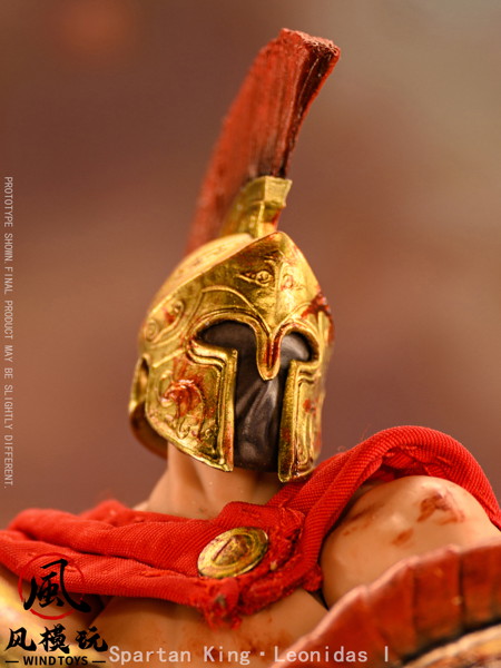 WIND TOYS Spartan King Leonidas I（スパルタンキング レオニダス） 1/12スケール 可動フィギュア ダメ...