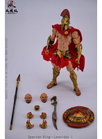 WIND TOYS Spartan King Leonidas I（スパルタンキング レオニダス） 1/12スケール 可動フィギュア ダメージ版