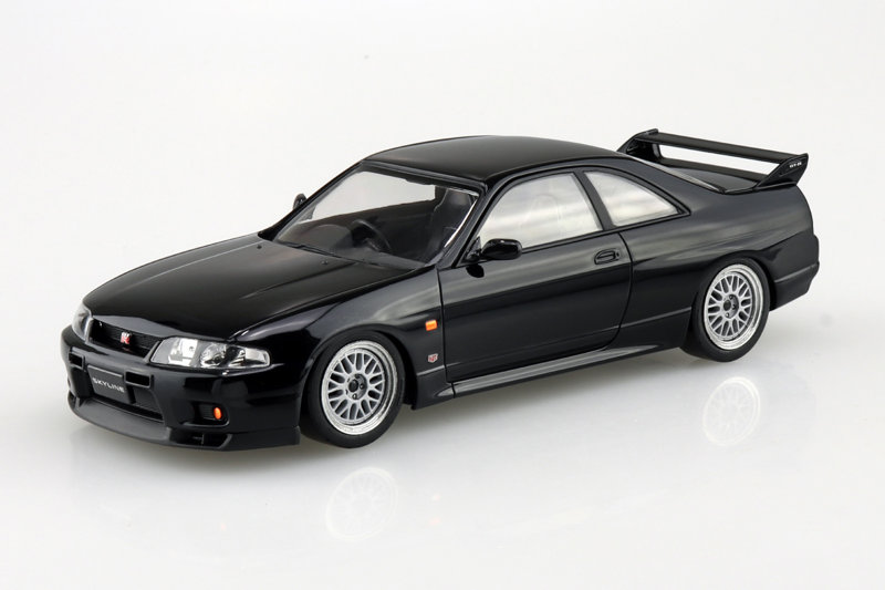 21CU-BK ニッサン R33スカイラインGT-R カスタムホイール（ブラック） 楽プラ スナップキット