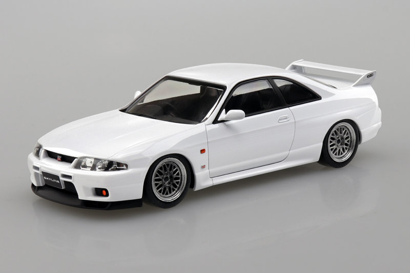 21CU-WE ニッサン R33スカイラインGT-R カスタムホイール（ホワイト） 楽プラ スナップキット