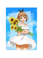 ライザのアトリエ 描き下ろしB2タペストリー（ライザ/白ワンピース）Wスエード